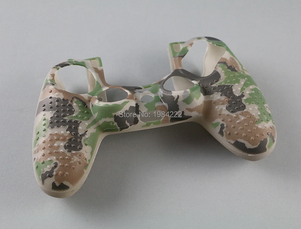 30pcs/lot Camouflage Anti-slip Silicone Cover Skin Case for Sony Play Station  PS4 Pro Slim Controller