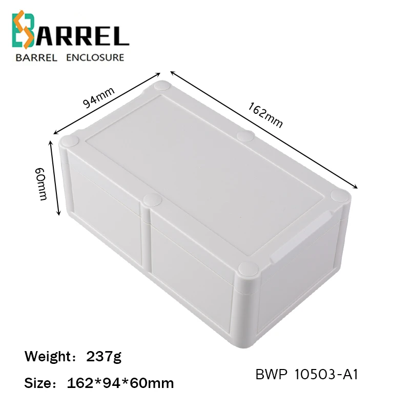 161.5*94*60mm IP68 waterproof junction box ABS plastic electronic project case housing DIY testing instrument control oulet box