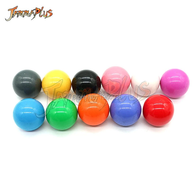 12 color Jamme Arcade Joystick top ball 35mm topball For DIY arcade gaem kit parts 2 PCS