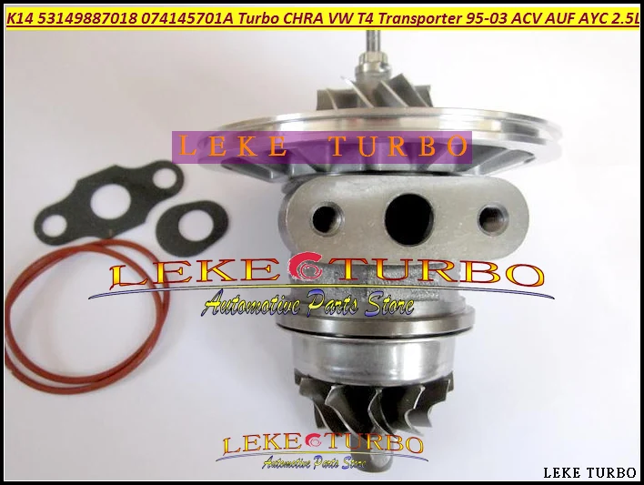 Turbo Chra Cartridge Core K14 53149707018 53149887018 074145701A Turbocharger For VW T4 Transporter 95- AJT AYY ACV AUF AYC 2.5L