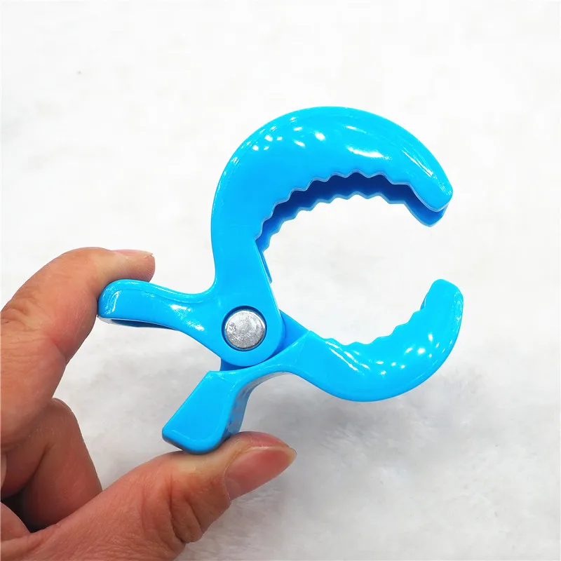 Chenkai 1Pc Plastic Dummy Fopspeen Haak Clips Diy Baby Douche Bijtring Speelgoed Hechten Aan Autostoel Handgrepen Kinderwagen Kinderbox bars