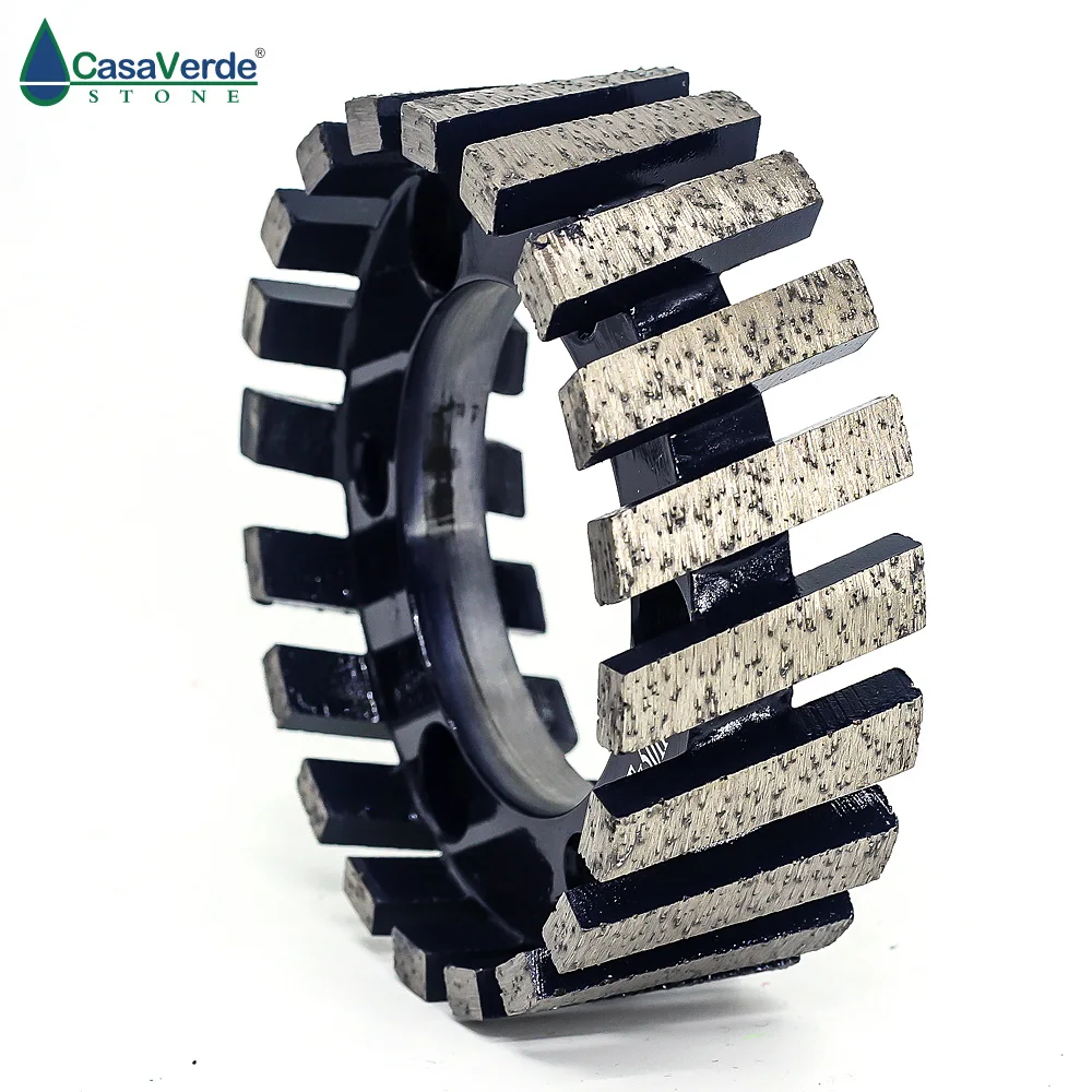 Roda de Moagem Cnc de 86 mm tipo Segmentado para Máquina de Corte Roda de Calibração Pedra de Granito Mármore Roda de Perfil de Diamante