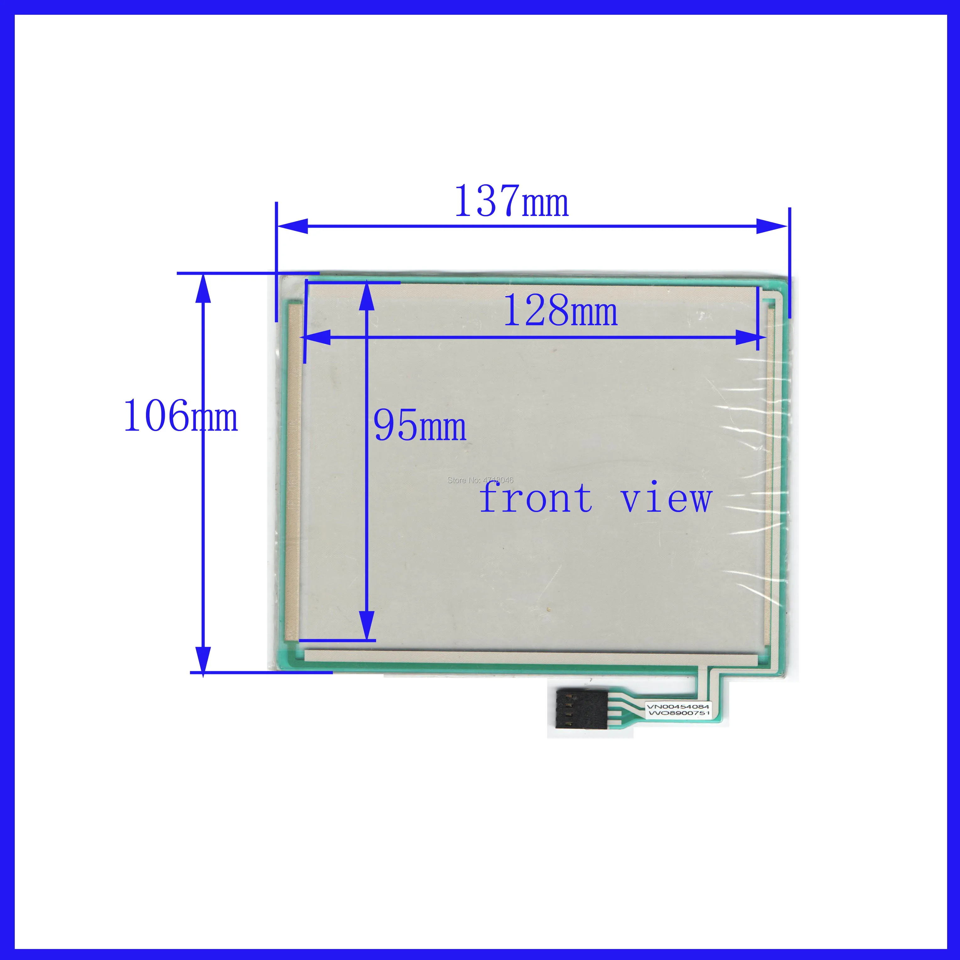 ZhiYuSun wholesale   TP-060F-01 10pcs/lot 137*106mm 5.7inch 4lines resistance screen  this is compatible blass suitable