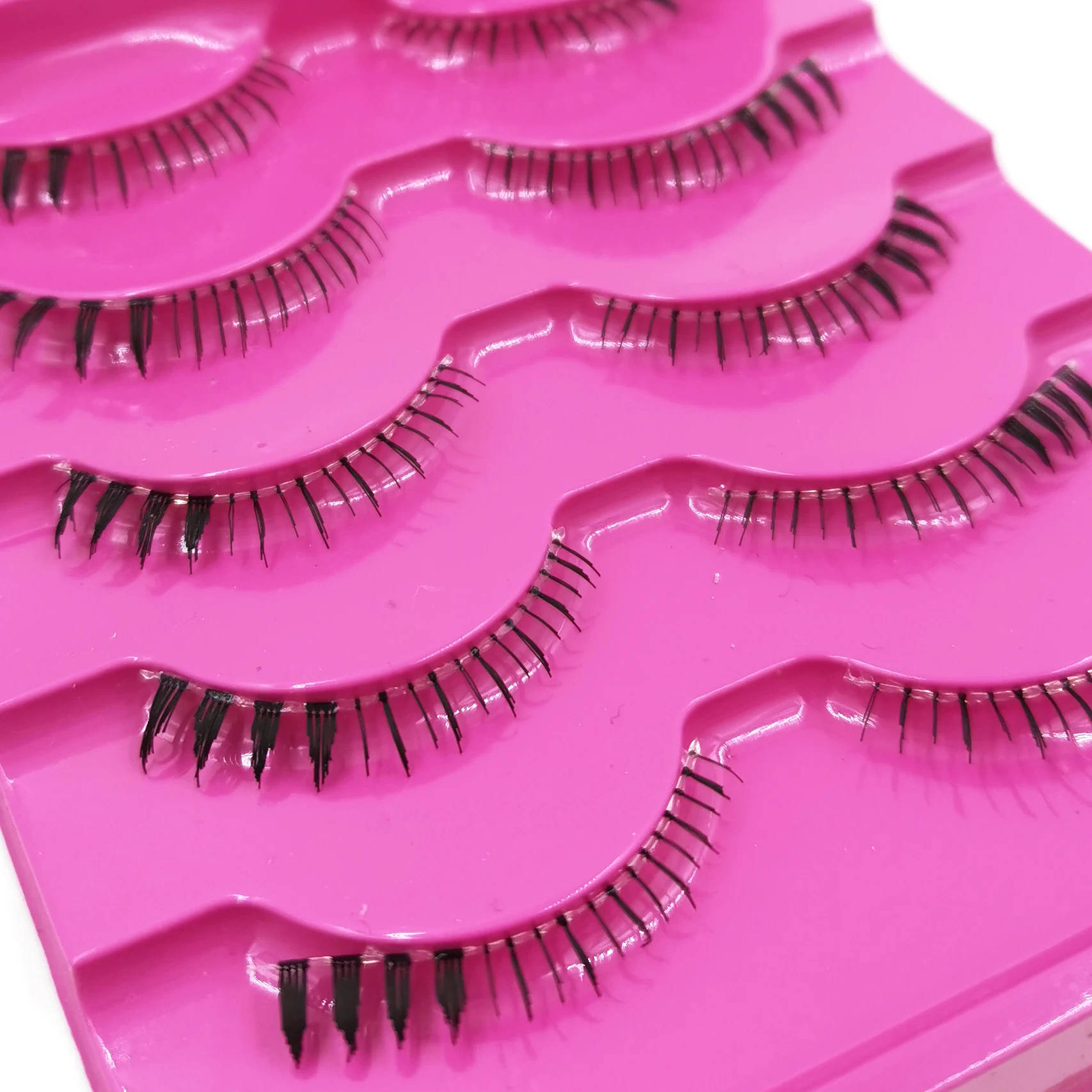 ICYCHEER 5 Pairs Handmade Natural Lower Under Bottom False Eyelashes Fake Eye Lashes Makeup Eyelash Extension