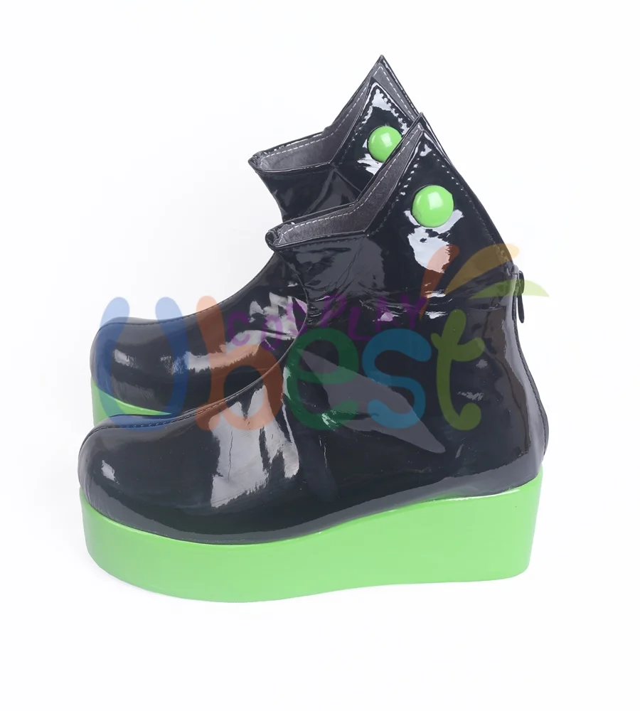 Splatoon Cosplay Schuhe Frauen Grün Stiefel