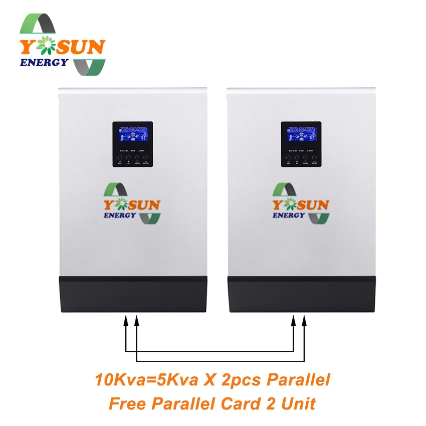 16000W PWM Solar Inverter 20Kva Inverter 48Vdc 220V Pure Sine Wave Inverter 50A Off Grid Hybrid Inverter AC Battery Charger