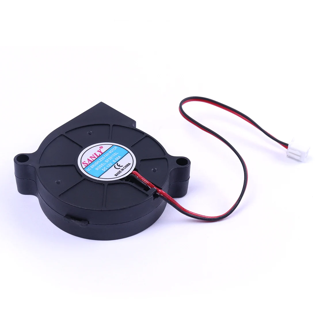 1/6Pcs SF5015SL DC 12V 0.06A Plastic Cooling Turbine Blower Fan 50X50X15mm Snail Fan Silent Blower For Heater Dedicated 1.8CFM