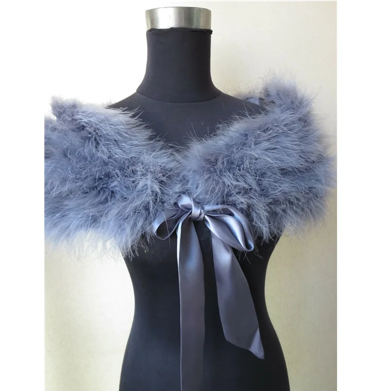 white feather wrap bridal wraps 100% marabou feather bridesmaids boleros occasion wraps bridal wedding shrugs  10colors