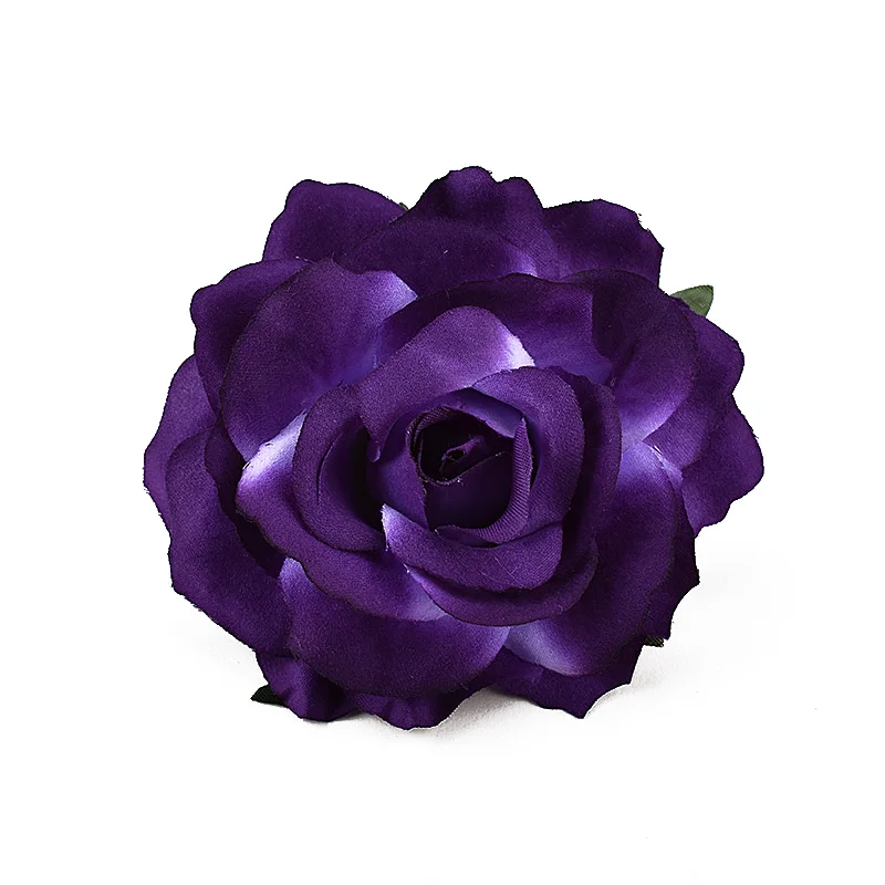 Картина 6: 30 шт. 9 см искусственные шелковые цветы, головки для свадебного украшения, красная роза, венок «сделай сам», Подарочная коробка, скрапбукинг, ремесло, искусственный цветок