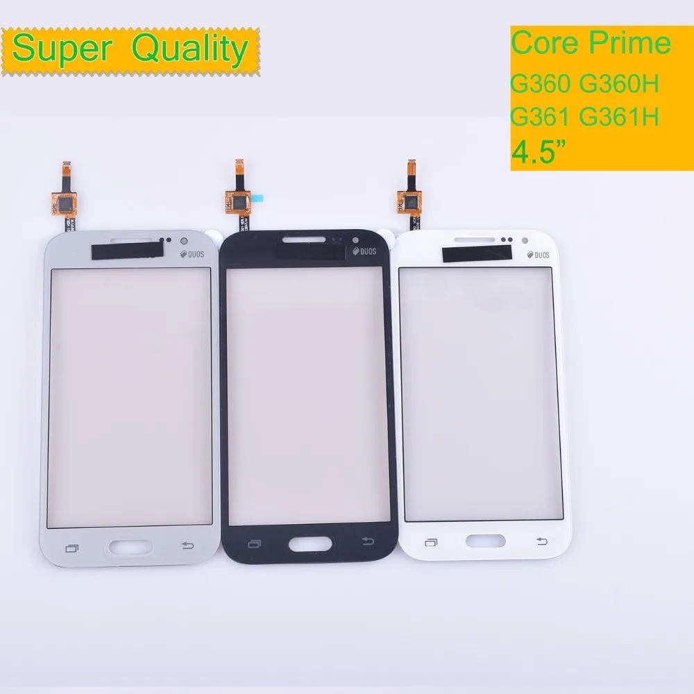 

10Pcs/Lot For Samsung Galaxy Core Prime G360 Touch Screen Panel Sensor Digitizer Front Glass Touchscreen