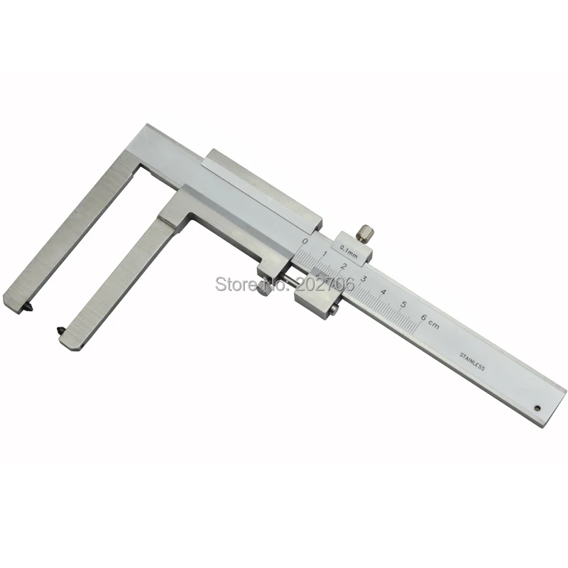 Stainless Steel Brake Vernier Caliper For Brake Discs Disks Measuring Tools disc brake Thickness Gauge Claw length 50mm/80mm