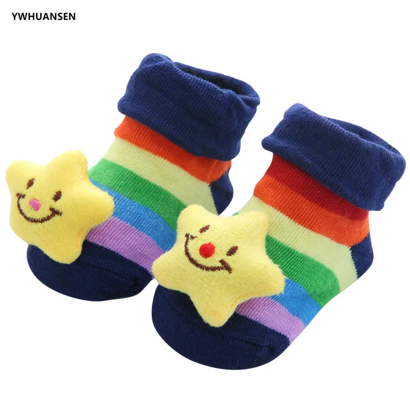 Kinder Tier Baumwolle Beinlinge gestreifte Socken Kleinkind Cartoon Neugeborene Mädchen Jungen Anti-Rutsch-Bodens ocken niedlichen Säugling