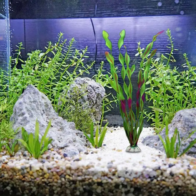 CA13 Fish Tank Aquarium ภูมิทัศน์ Fake Grass จำลองพืชน้ำ Fishbowl Fish Nesting ซ่อนเครื่องประดับประดิษฐ์