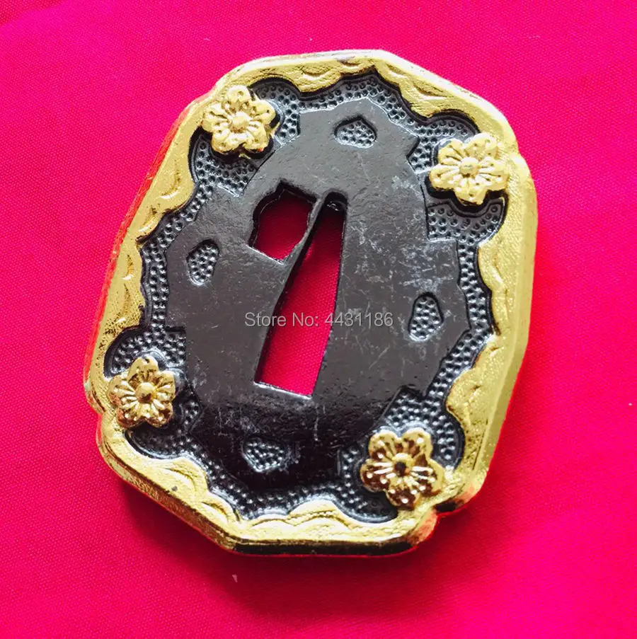 A Set High Quality Kirsite Guard Tsuba For Japanese Military Sword Katana DIY Fittings Nice Metal Crafts