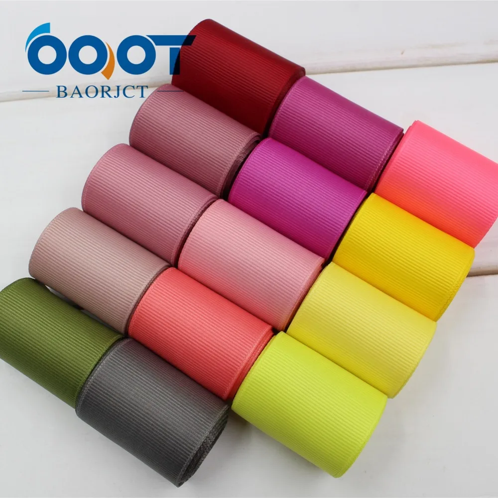 OOOT BAORJCT 173212 , 38mm Solid Color Grosgrain Ribbon 10 yards , DIY handmade clothing accessories , Jewelry & Accessories