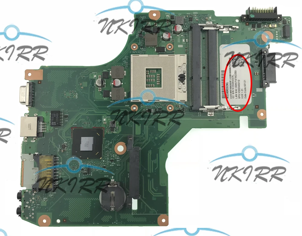 

MR10F-6050A2578201-MB-A02 V000345020 HM70 fit for Celeron MotherBoard for Toshiba Satellite B40 B40-ASP B45 B45-ASP