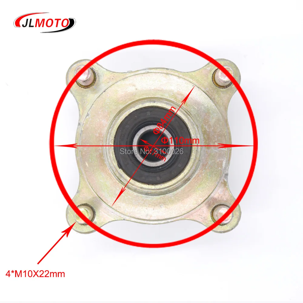 1 set 420mm Steering Knuckle Strut Spindle With Wheel Disc Hub Fit For kandi 150cc 200cc 250 Go Kart Buggy Karting Bike Parts