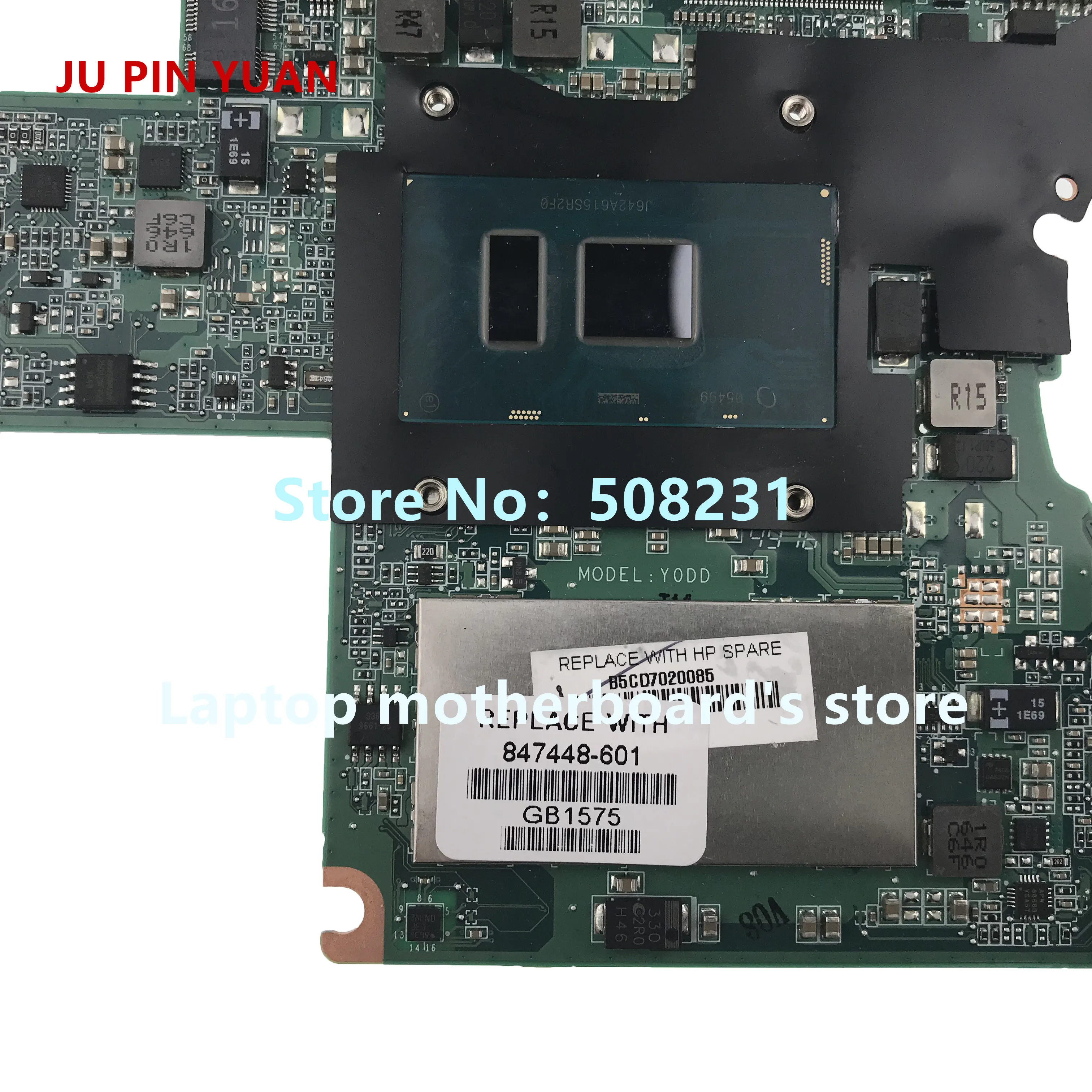 847448-601 847448-001 Laptop Motherboard For HP Spectre X360 G2  System Board UMA i5-6300U 8GB WIN 100% Fully Tested