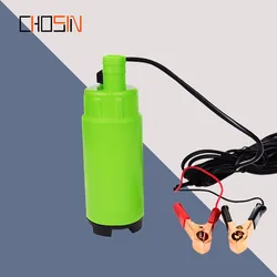 DC 12V/24V 30L/min 19mm hose,Plastic Submersible Electric pump for diesel/oil/water/fuel transfer,with Switch,12 24 v volt