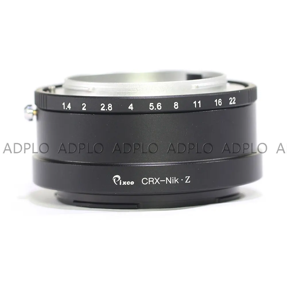 Pixco-anillo adaptador de montaje para lente CRX-Z6 Z7, compatible con Contarex CRX, Nikon Z, Z6 Z7
