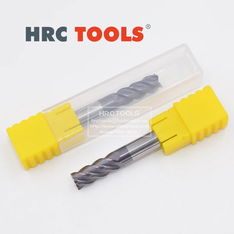 N1-d1x3Hx4Dx50L คาร์ไบด์เคลือบทังสเตนสแตนเลส CNC Endmill เอ็นมิล4 Flutes 4มม.เครื่องจักรกลแกะสลักเครื่องตัด