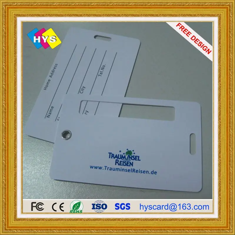 Plastic Key Tag Cards 3-in-1 Small Keycard Combo PVC Card Supply