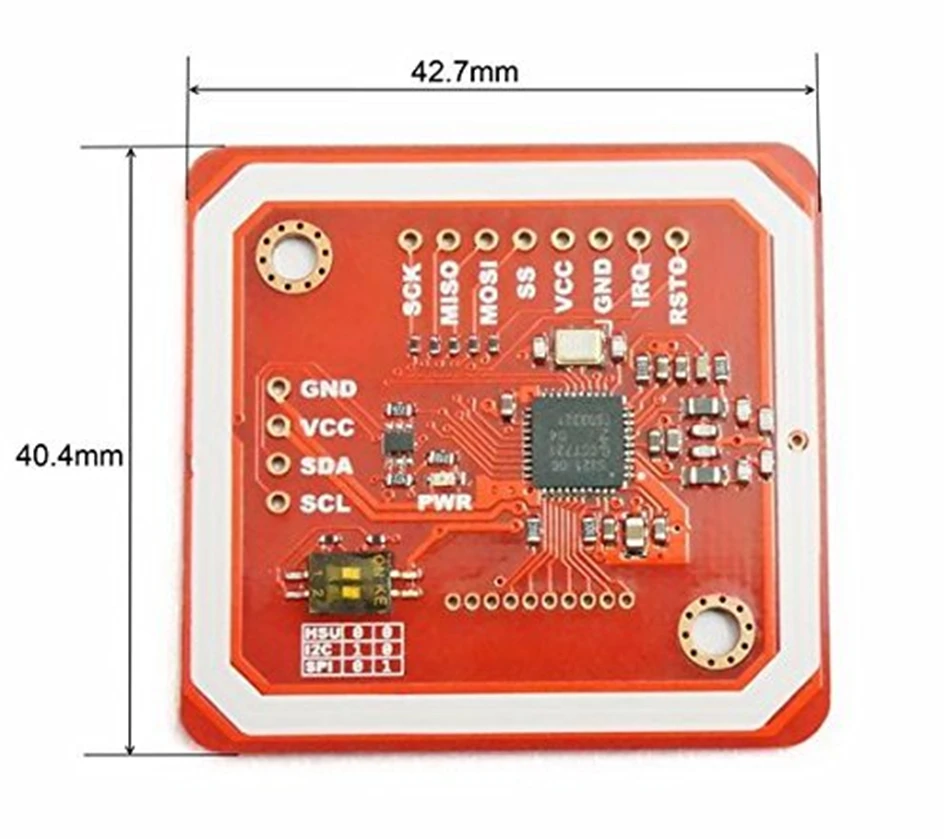 REES52 PN532 NFC NXP RFID Module V3 Kit Near Field Communication Reader I2C SPI HSU with S50 White Card Key Card for Arduino