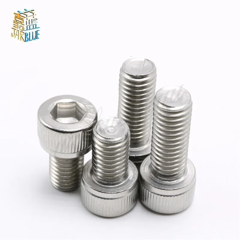 10pcs 5/16-18* Inch Length 304 Stainless Steel US UNC Coarse Thread Allen Head Screw Cap Hex Hexagon Socket Bolt