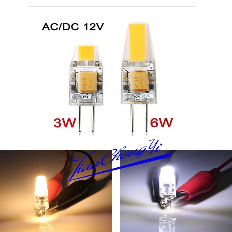 

Высококачесветодиодный приглушаемая Светодиодная лампа G4 12 В AC/DC COB 3 Вт 6 Вт, светодиодная лампа G4 COB, Новинка