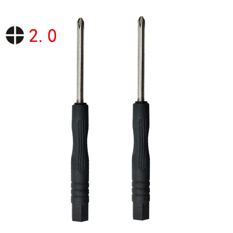 Destornillador plano Micro Cross Phillips para teléfono móvil, herramienta de Reparación de PC, Mini 1,5, 2,0, 3,0, 50 unidades por lote