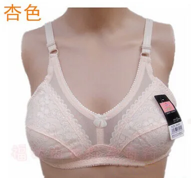 Good for exercise and traveling wire free bra tops soft cotton bras without underwire breathable full sexy lace lingerie Bh D05