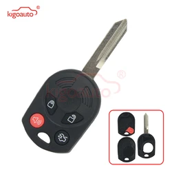 Kigoauto remote head key shell 4 button FO38 For Ford Edge Escape Flexus Focus Fusion Mustang Taurus Navigator 2007-2010