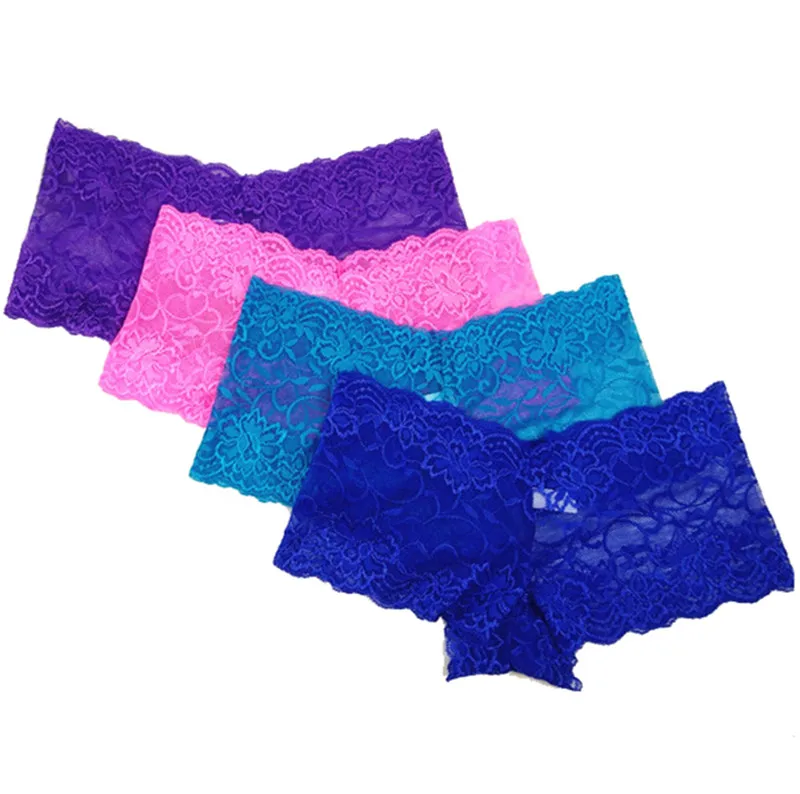 

Women Sexy Lace Panties Y Strings V Strings Breathable Transparent Boyshorts Boxer Shorts Micro Bikini Tanga Underwear Lingerie