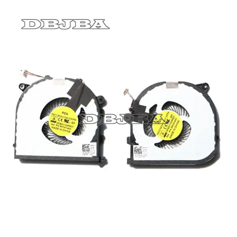 

New Fan for Dell XPS 15 9550 Precision 5510 CPU + GPU Cooling Fan DFS501105PR0T DFS501105PQ0T 0RVTXY RVTXY 036CV9 36CV9