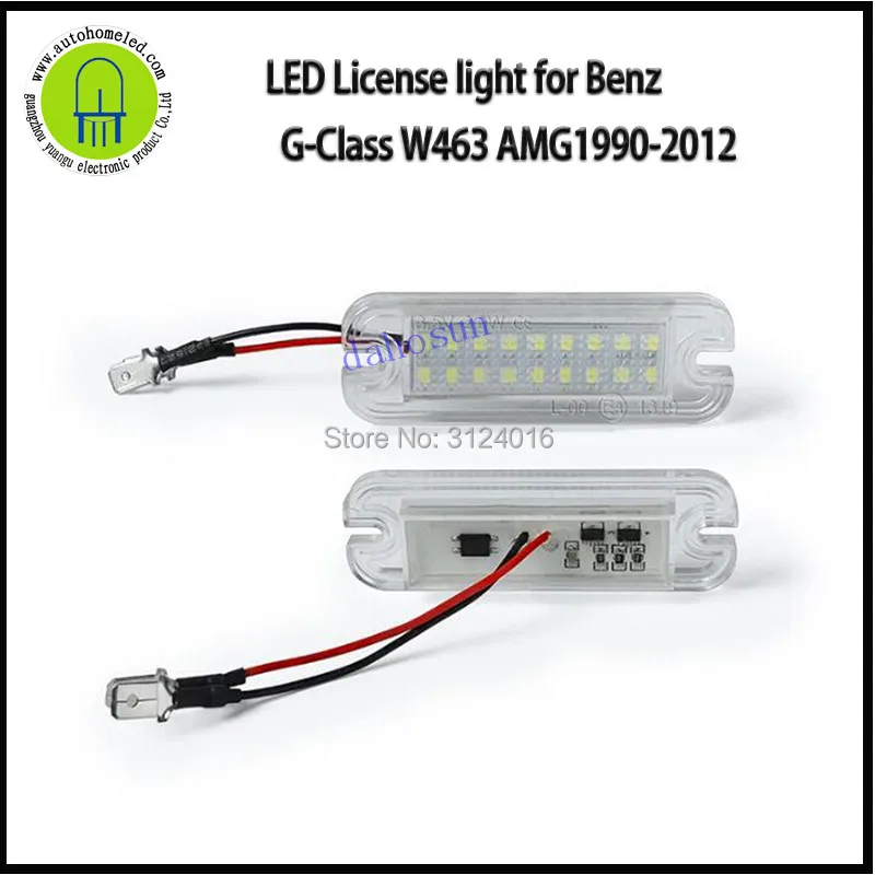 

2PCS X Dahosun Led License Light for Benz G-Class W463 AMG 1990-2012 Car Number Plate Light