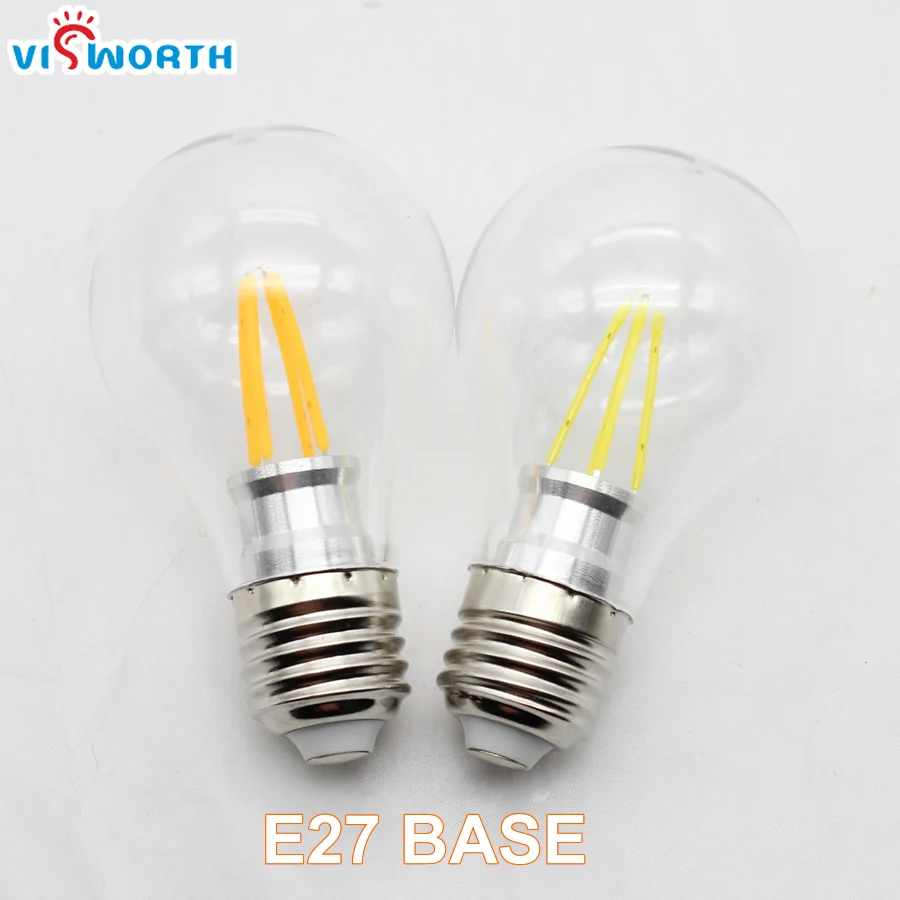 9W 12W Led Bulb E27 Tungsten Lamp Clear Body LED Filament Light Ac 110V 220V Warm White Cold White Filamento Edison for Home