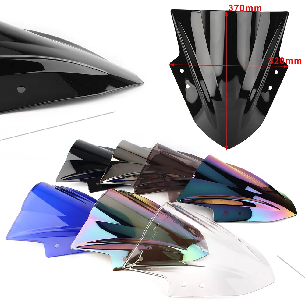 Motorcycle Windscreen Windshield Double Bubble For KAWASAKI Ninja 300 250 2013-2017 & EX300 2013 2014 2015 2016 2017