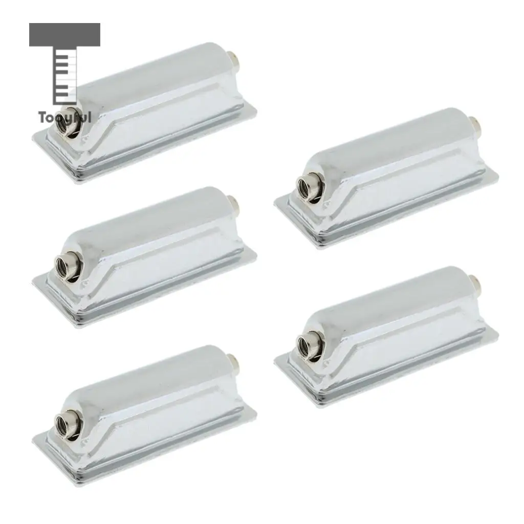 Tooyful Practical 5Pcs Iron End Snare Drum Lugs Drum Set Claws for Drum-player Percussion Instrument Parts