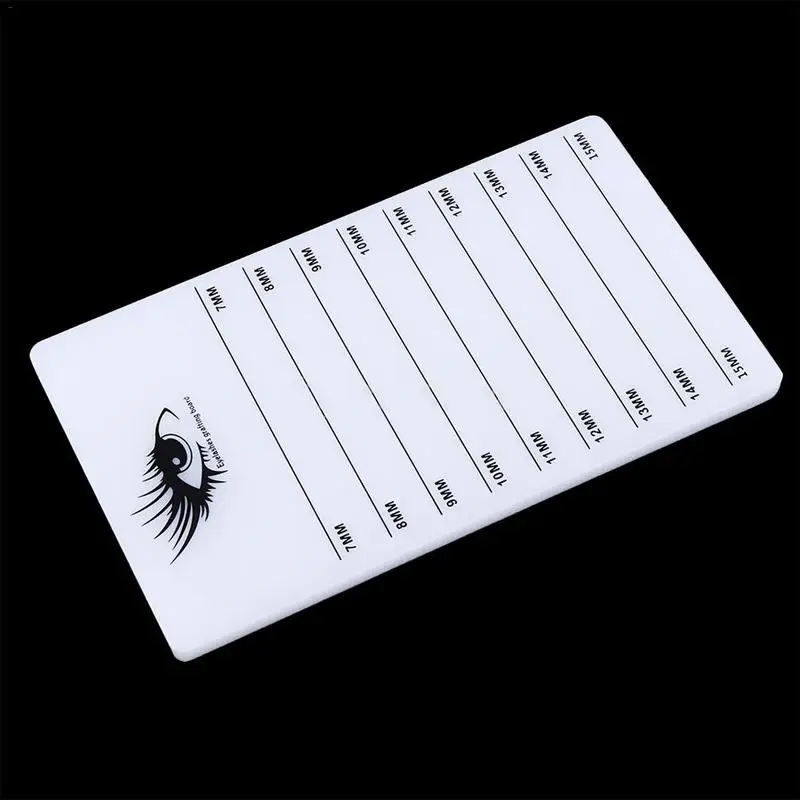 Reusable Portable Acrylic Eyelash Extension Pallet False Eyelash Holder Pad Adhesive Glue Pallet Holder Grafting Eyelash Tool