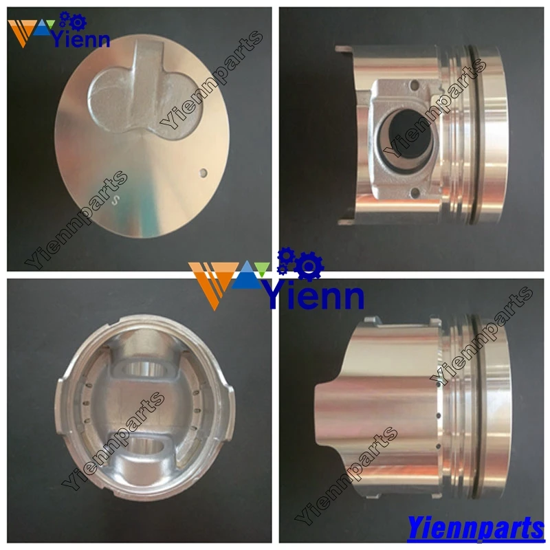 For KOMATSU 4D95L-W-1 Engine Piston With Ring,Overhaul Gasket kit  Bearing Set Fit KOMATSU WA70-1 WHEEL LOADER 4D95 Engien Part