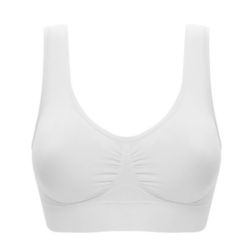 Women Sport Bra Fitness Running Vest Gym Workout Underwear Padded Crop Tops Female Sportswear Brassiere Push Up Bras