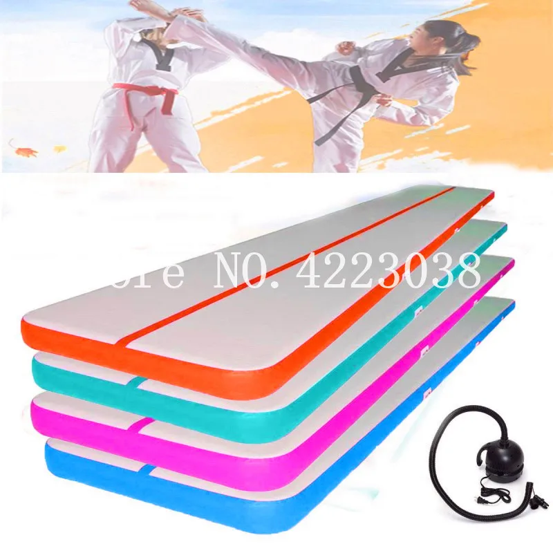 

Free Shipping 5m Pink Inflatable Cheap Gymnastics Mattress Gym Tumble Airtrack Floor Tumbling Air Track For Sale