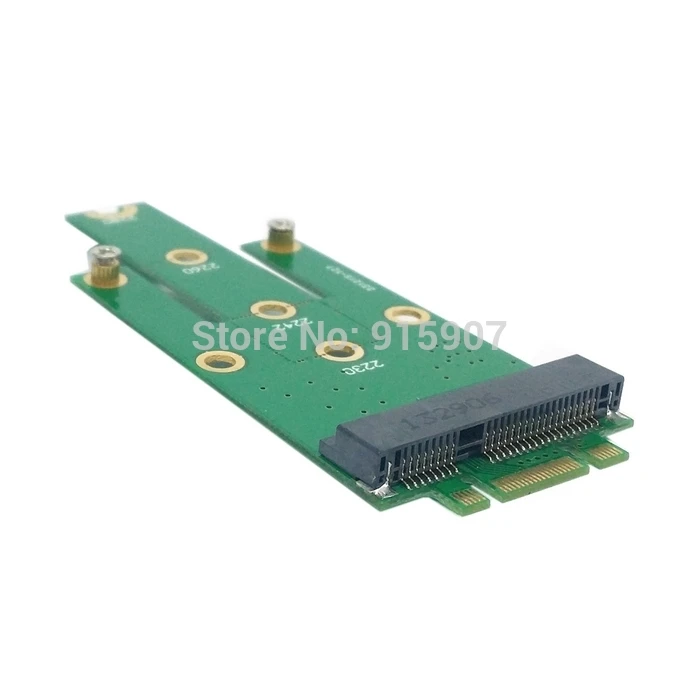 Cablecc Mini NGFF M.2 B Key SATA-Dựa SSD Sang PCI-e MSATA Adapter Thẻ 2230 2242 2260/80MM