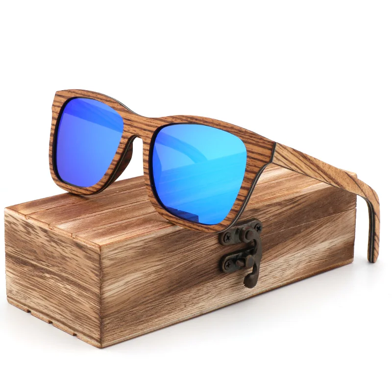 

Handmade Fashion Wood Sunglasses Polarized for Men and Women Bamboo Wooden Sun glasses Retro Style with Gift Box Gafas de sol