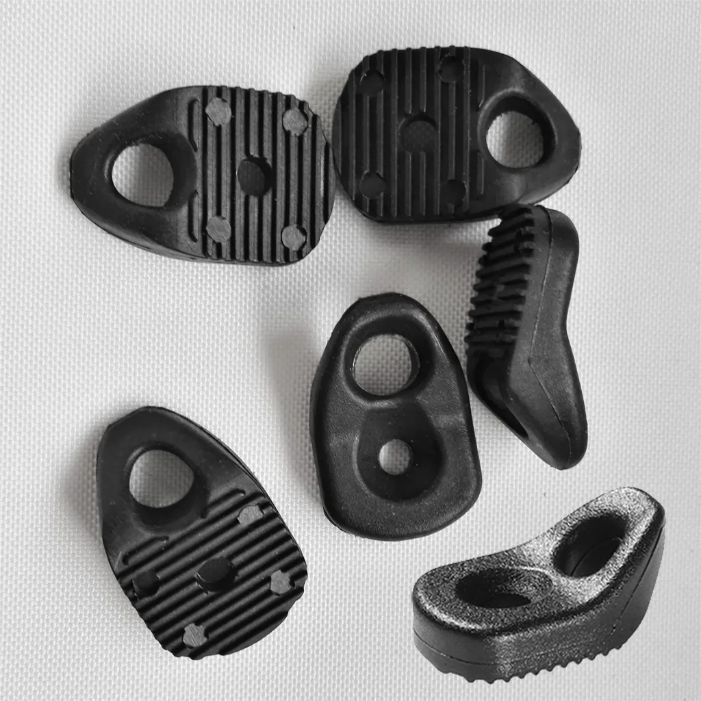 Durable 6 Pcs Kayak Canoe Single Eyelet Tie Down Loop Safety Deck Fitting for Marine Kayaking Cano Fishing Boat Accessory Black