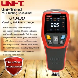 UNI-T UT343D Coating Thickness Gauge; 500 sets of data storage / USB data transmission