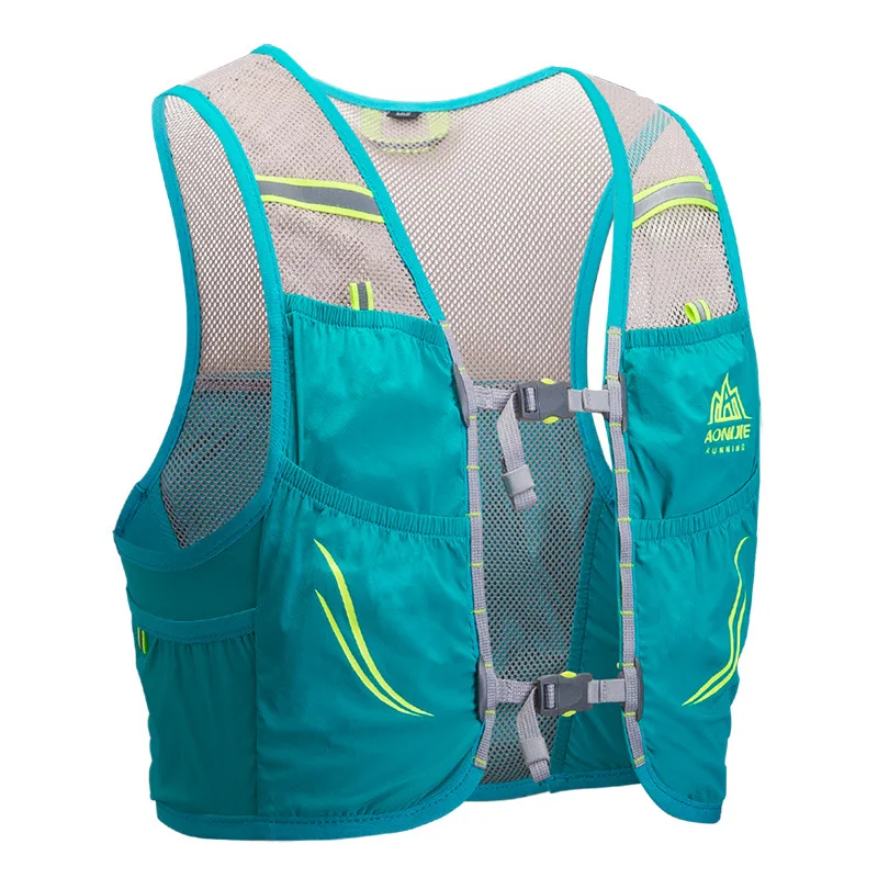 Colete de hidratação para corridas aonijie, mochila respirável de nylon ultraleve para ciclismo, caminhadas e corridas, 2.5l