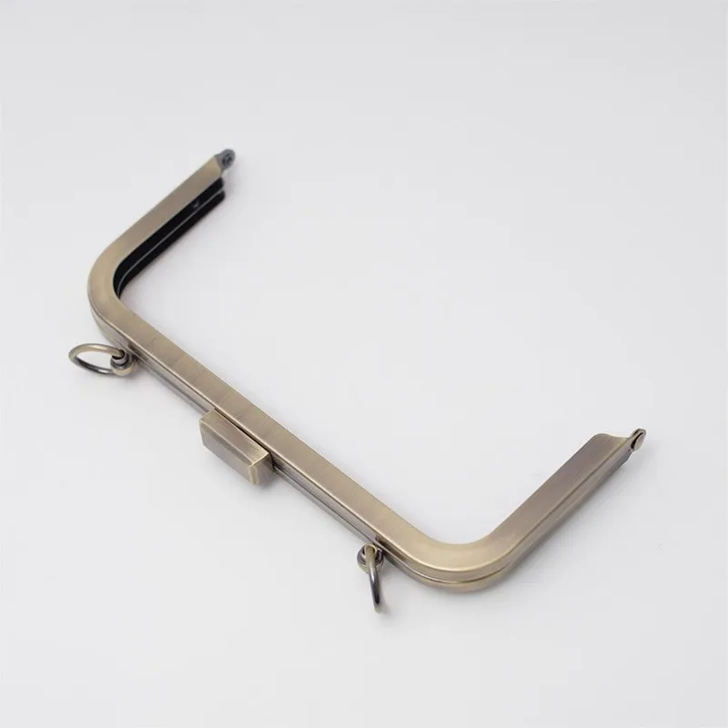 One Piece 20cm Metal Purse Frame Rectangle Bag Hanger DIY Hardware Part And Accessories High Quality Screw Bag Frame