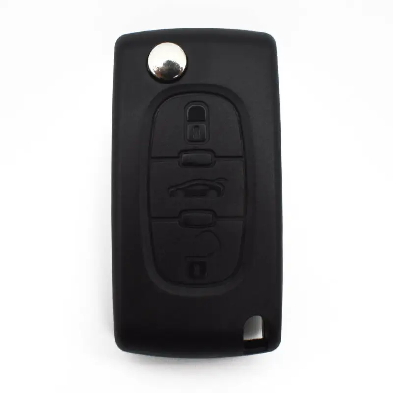 3 Button Remote Flip Key Shell Case For Peugeot Expert Partner CE0523