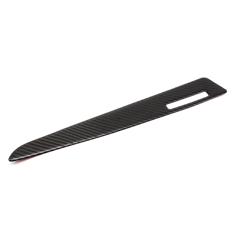 Carbon Fiber Car Passenger Side Dashboard Panel Frame Cover Sticker For Audi Q5 2009 2010 2011 2012 2013 2014 2015 2016 2017